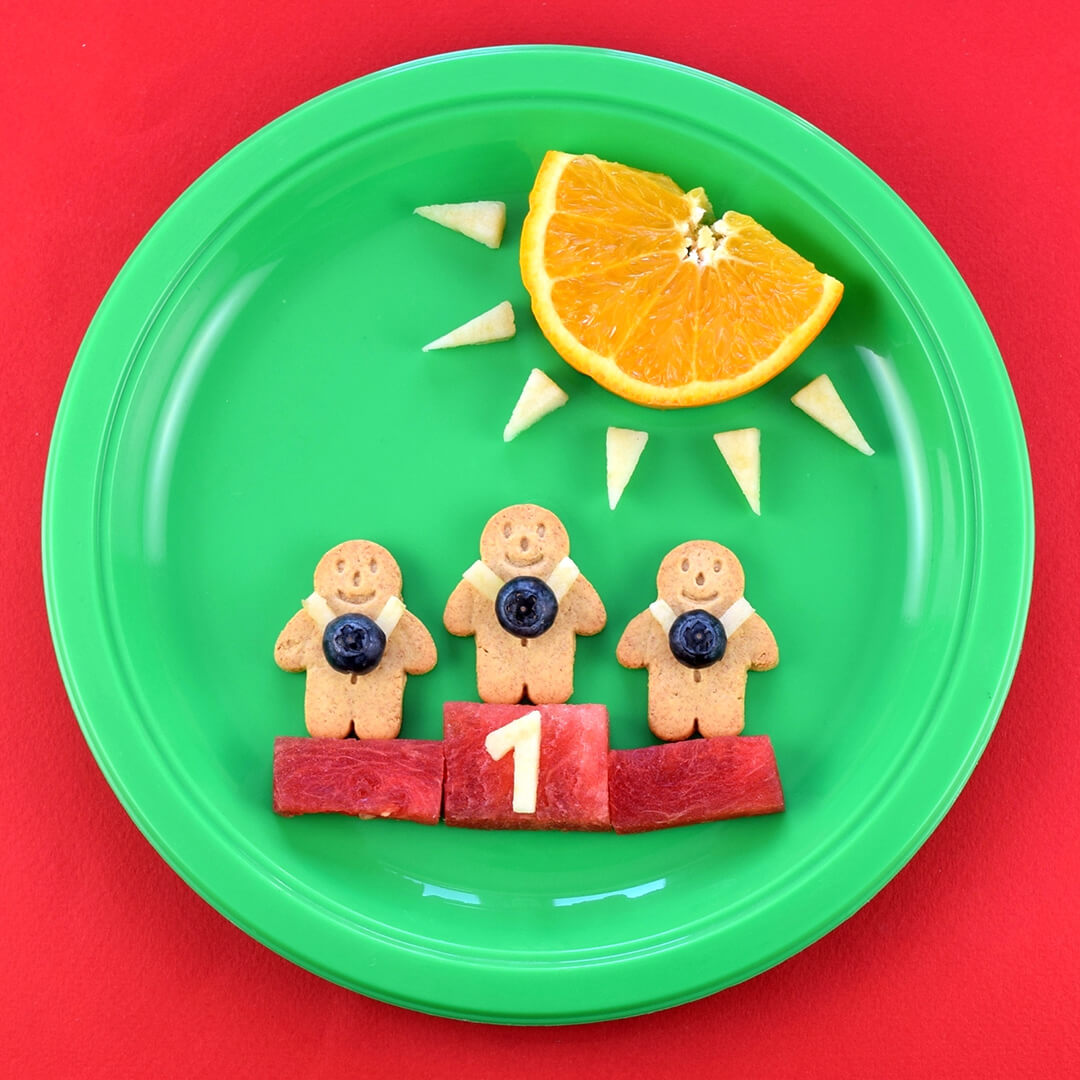 Winning Gingerbread Men Fun Plate