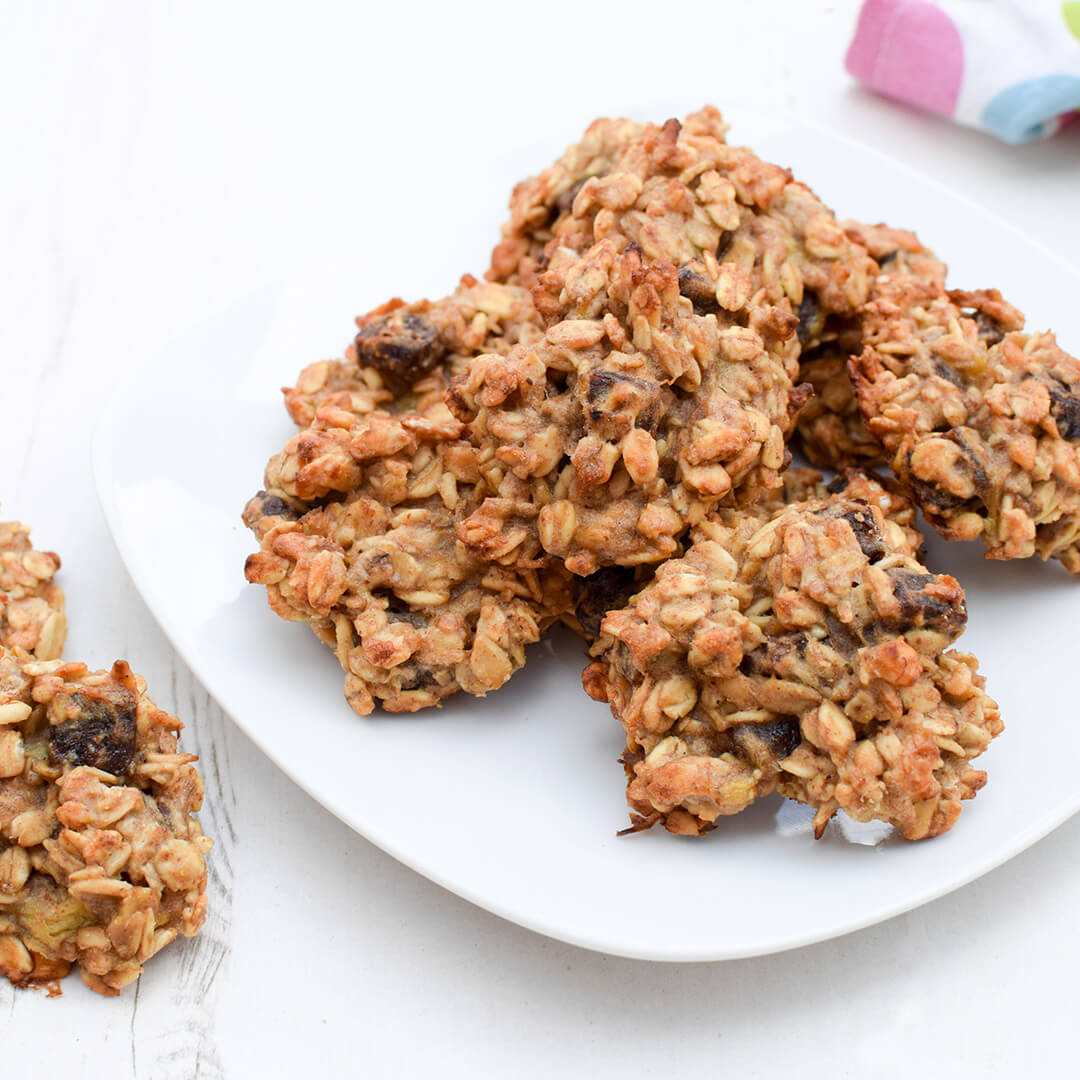 A plate of Peanut Butter Gummy Cookies