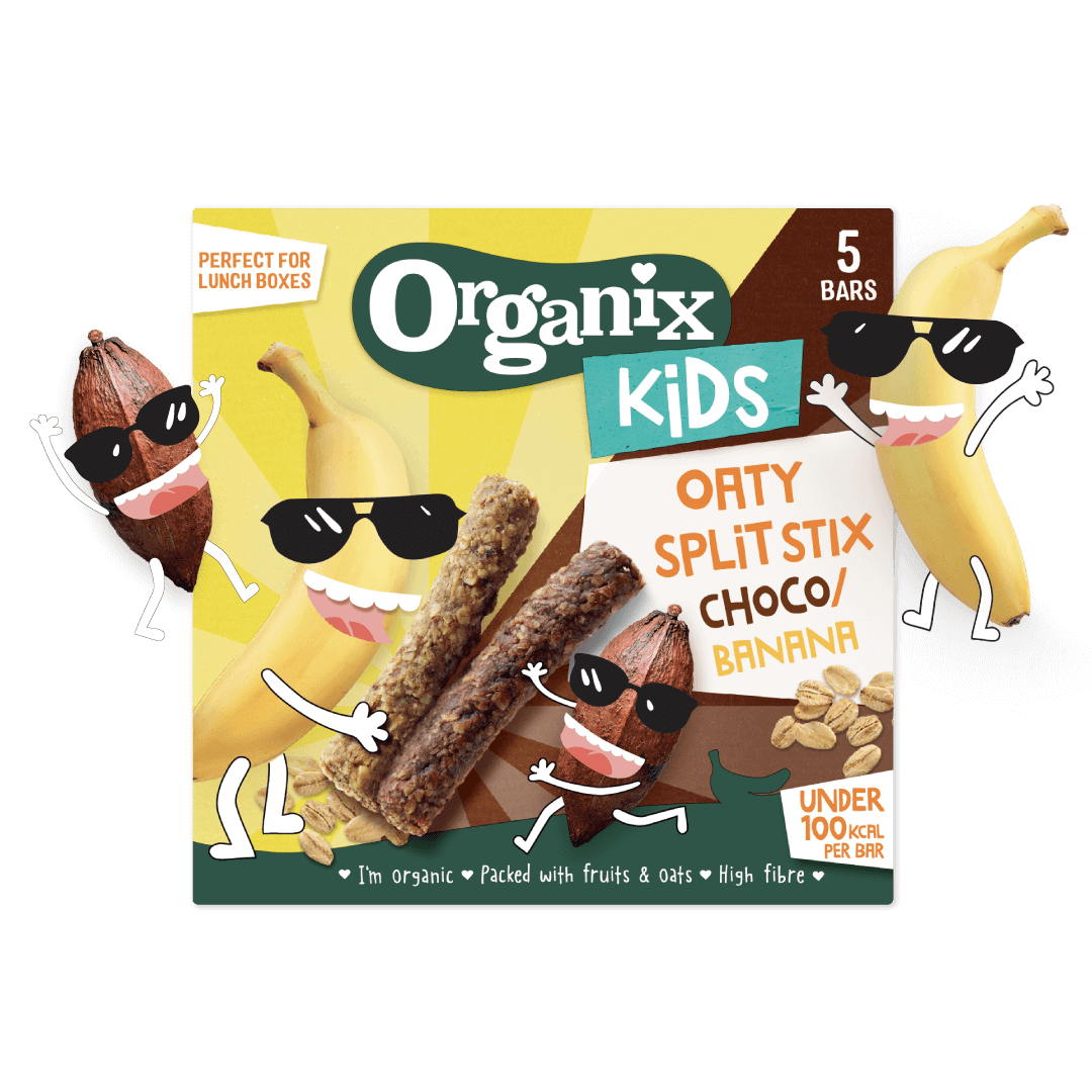 Organix Kids Oaty Split Stix Choco Banana