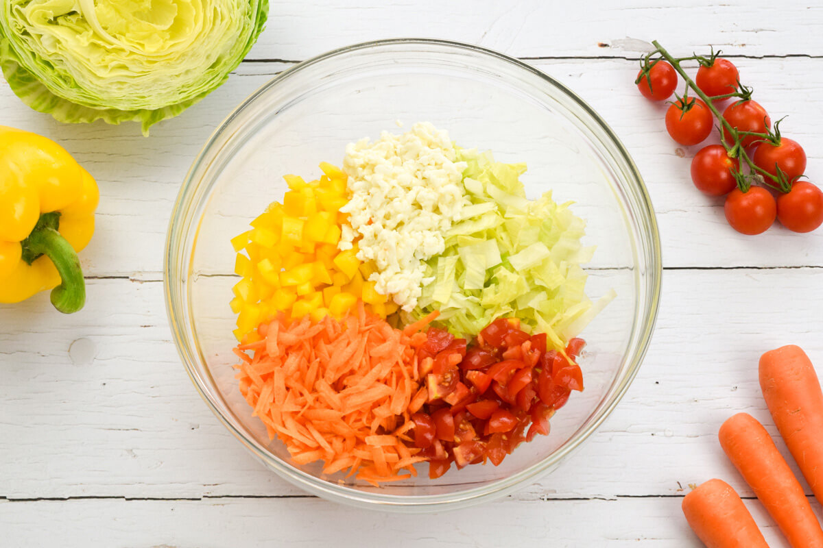 Rainbow Salad Pots_Step 2