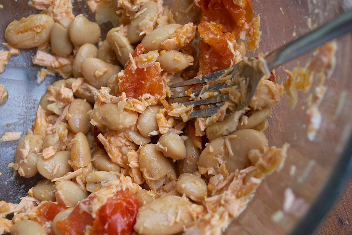 Salmon Butter Beans and Tomatoes_Step 3